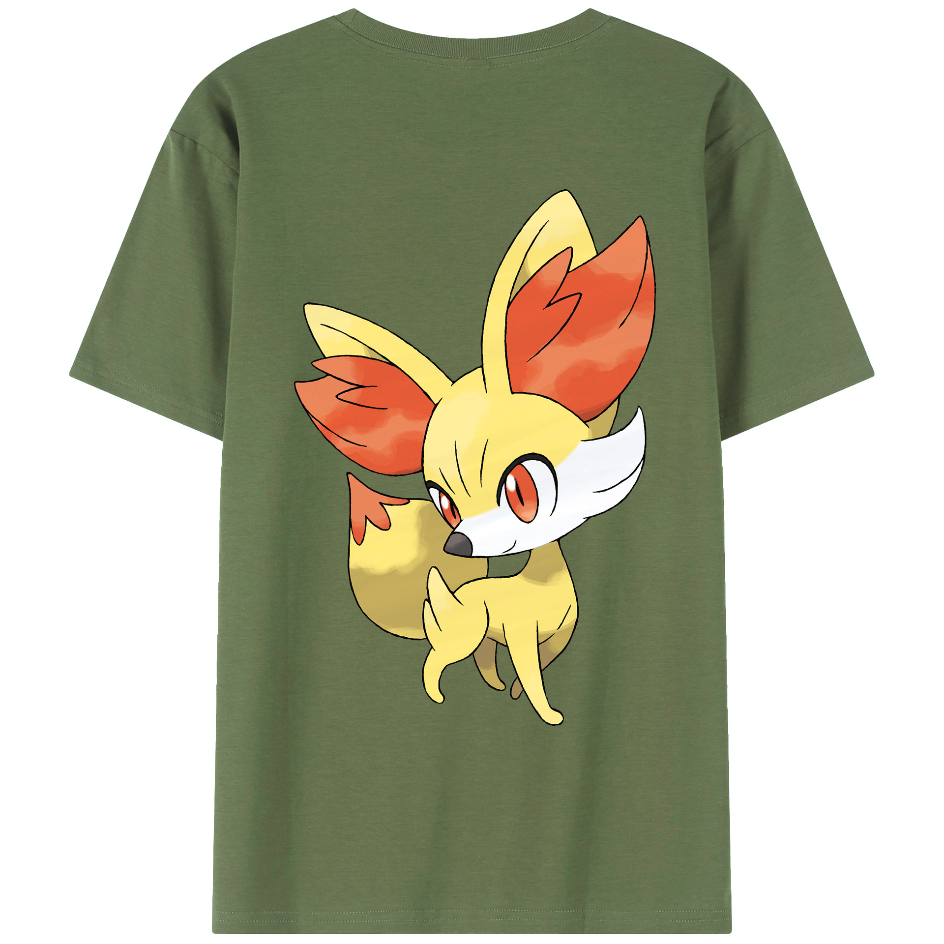 （画像用） ポケットモンスター Pokémon 綿100％ メンズ半袖Tシャツ（バックプリント） 通気性